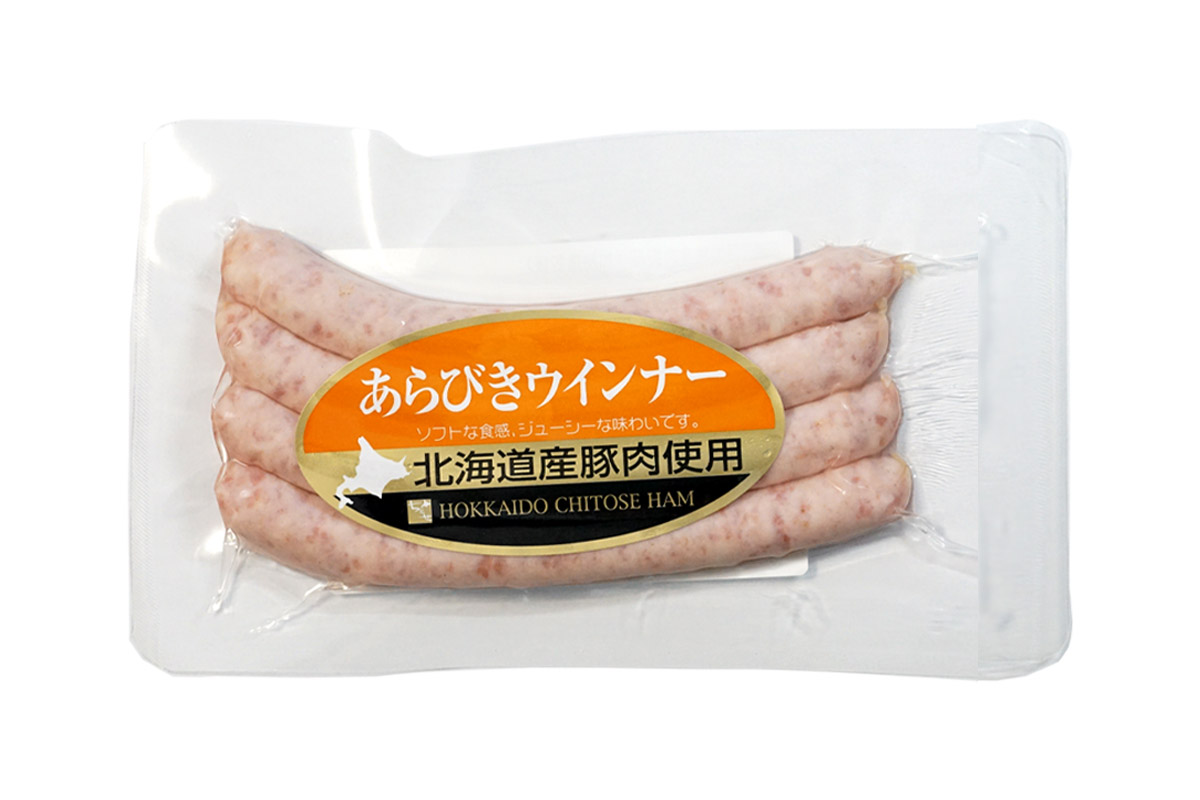 北海道産豚使用あらびきロングウインナー
